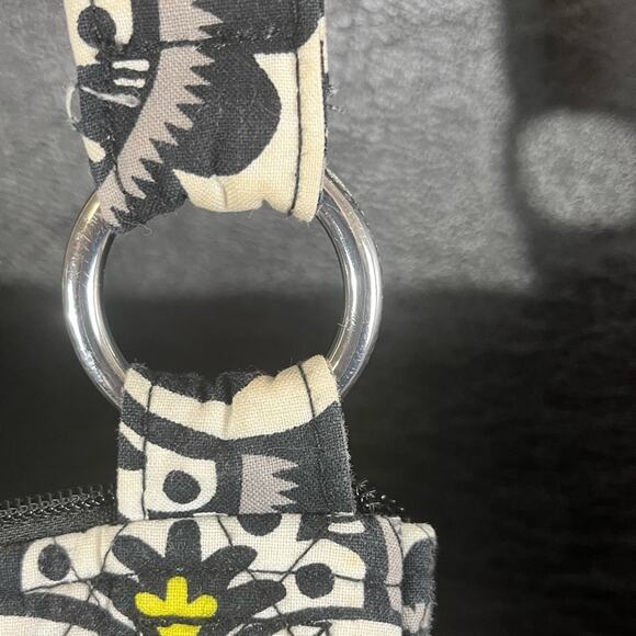 Vera Bradley Fanfare Yellow‎ And Black Crossbody Bag - Picture 6 of 10